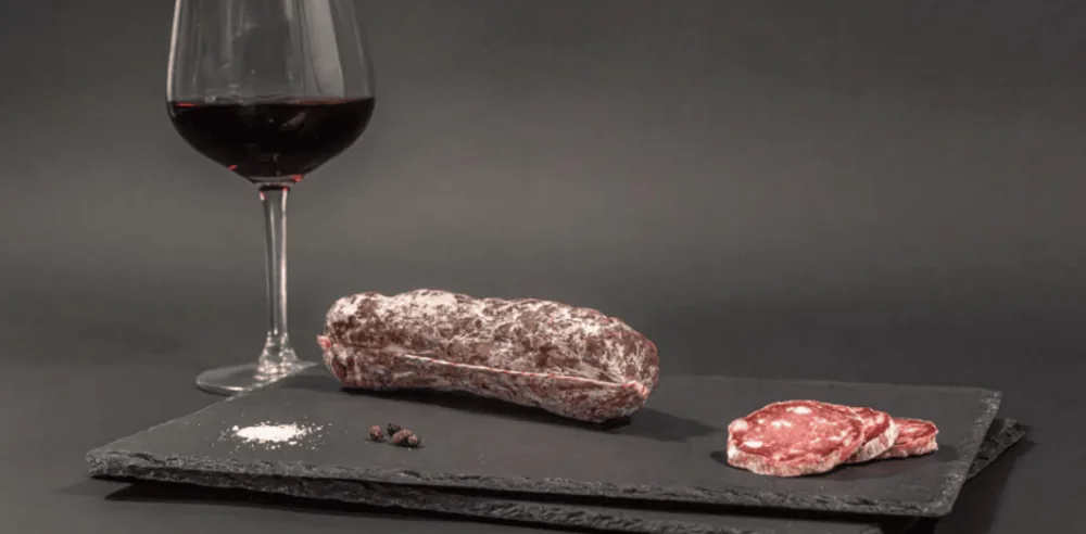 Salami with Barolo Red Wine